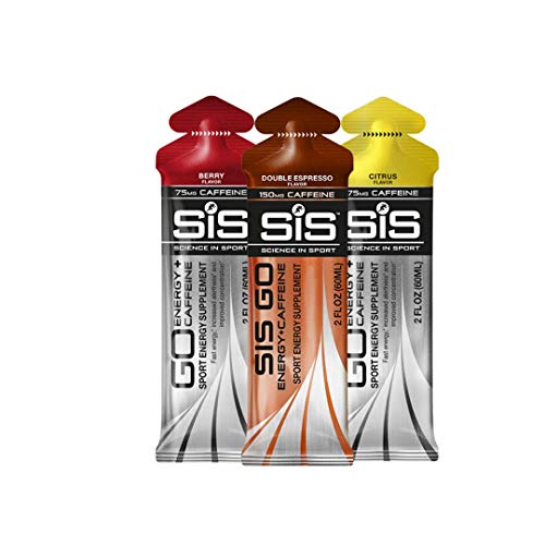 Science in Sport in Sport Energy Caffeine Gels, 22g Fast Acting Carbohydrates, Performance & Endurance Sport Energy Gels, Variety, 6 Count (Pack of 1)