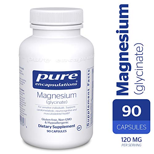 Book Cover Pure Encapsulations - Magnesium (Glycinate) - Supports Enzymatic and Physiological Functions* - 90 Capsules