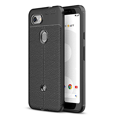 Google Pixel 3a Case,IDEA LINE Shockproof Slim Fit TPU Cover for Google Pixel 3a (2019) - Black