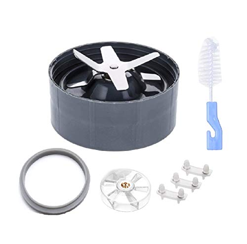 H&G lifestyles Nutribullet 600w-900w Replacement Parts -Premium Nutribullet Blade Gasket Shock Pad Gear NutriBullet 7 Piece High-Speed Blender/Mixer System Accessories