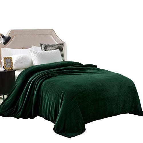 Book Cover Exclusivo Mezcla Luxury King Size Flannel Velvet Plush Solid Bed Blanket as Bedspread/Coverlet/Bed Cover (90