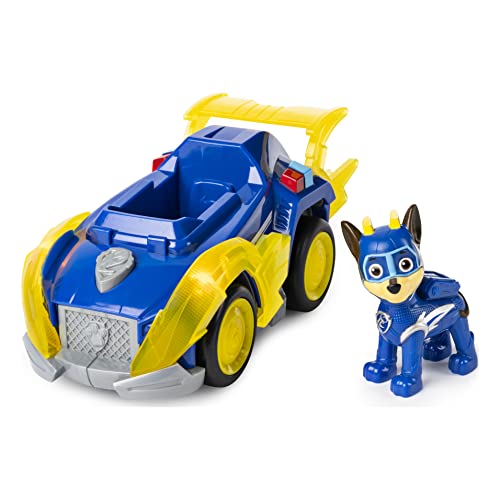 Book Cover PAW Patrol, Mighty Pups Super PAWs Chaseâ€™s Deluxe Vehicle with Lights and Sounds