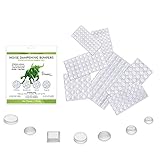 7 Sizes Clear Soft Self-Adhesive Bumper Pads and Dots – 289 Pcs Strong Rubber Feet for Wall Protection & Furniture – Noise Reducing Silicone Bumpers for Cabinet Door, Laptop, Picture Frame & Drawer