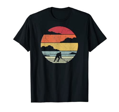 Ice Hockey Shirt. Retro Style T-Shirt For Hockey Player