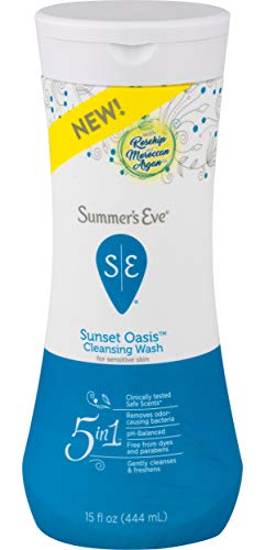 Summer's Eve Cleansing Wash | Sunset Oasis | Gynecologist Tested | 15 fl oz