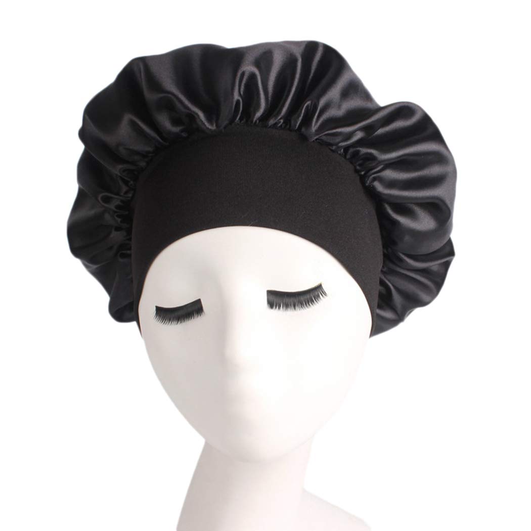 Kindsells Women Casual Comfortable Sleep Night Cap Long Hair Care Bonnet Headwrap Skullies & Beanies