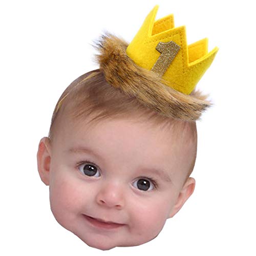 Where The Wild Things Are Party Supplies - Wild One Crown For Birthday Decorations|| Where The Wild Things Are Birthday|| Birthday Souvenir And Gifts For Kids (Wild One Crown)