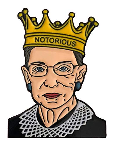 Balanced Co. Ruth Bader Ginsburg Enamel Pin Notorious RBG Pin