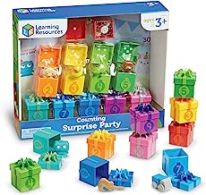 Learning Resources Counting Surprise Party, Fine Motor, Counting & Sorting Toy, Ages 3+