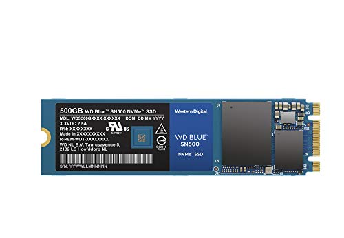 Book Cover WD Blue SN500 500GB NVMe Internal SSD - Gen3 PCIe, M.2 2280, 3D NAND, Up to 1700 MB/s - WDS500G1B0C