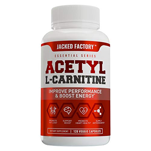 Acetyl L Carnitine (ALCAR) Supplement - Premium L-Carnitine Supplement for Energy, Focus, Improved Body Composition - 120 Veggie Pills