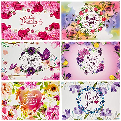 Thank You Cards With Envelopes -60 Note Cards 15 Gold Designs On Black Red And Blue Blank Cards With Envelopes Bulk Business Notes For Wedding Bridal Shower Birthday Baby Shower Thank You Cards