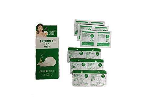 Book Cover Instant Acne Pimple Patch with Dissolving Hyaluronic Acid Micro Structure - Acropass Trouble Cure