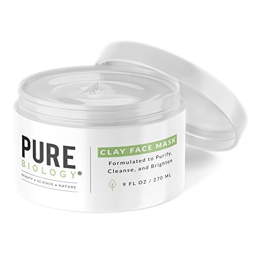 Premium Bentonite Clay Mask â€“ Clinically Proven NaturePep Pea Collagen Natural Alpha Hydroxy Acids & Vitamin A B C E | Minimize Pores Acne Blackheads Oily Skin & Dark Spots for Face | Men & Women