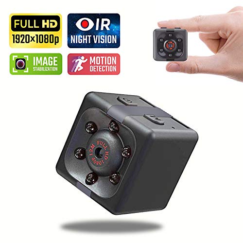 Hidden Spy Camera Nanny Cam,Mini Wireless Camera 1080P Cop Cam Action Cameras for Indoor or Outdoor,Home Office Security Camera Car Video Recorder with Night Vision and Motion Detection