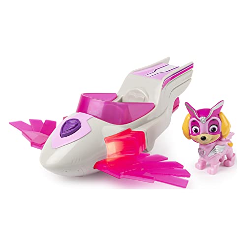 PAW Patrol Mighty Pups Super PAWs Skyeâ€™s Deluxe Vehicle with Lights and Sounds