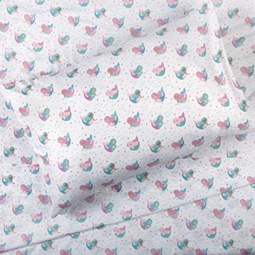 Kids Rule 3 Piece Twin Sheet Set, Mermaid