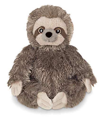 Bearington Lil' Speedy Small Plush Stuffed Animal Three Toed Sloth, 6.5 inches