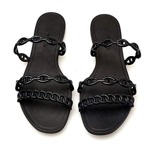 Women's Sandal Casual Comfort Shoe Black Size: 8 M US