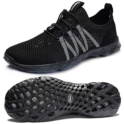 SUOKENI Men's Quick Drying Slip On Water Shoes for Beach or Water Sports