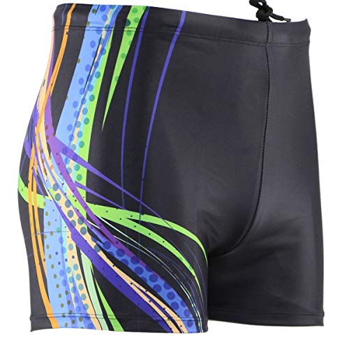 MinYong Men's Square Leg Swimsuit Athletic Swimwear Briefs Swim Jammer