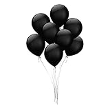 100 Black Balloons - 12 Inches