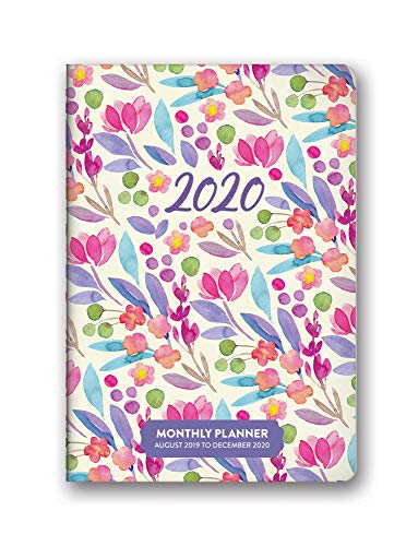 Orange Circle Studio 2020 Monthly Pocket Planner, Bold Blossoms