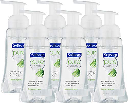 Softsoap Pure Foaming Hand Soap, Lemongrass, 8 Fluid Ounce (Pack of 6)