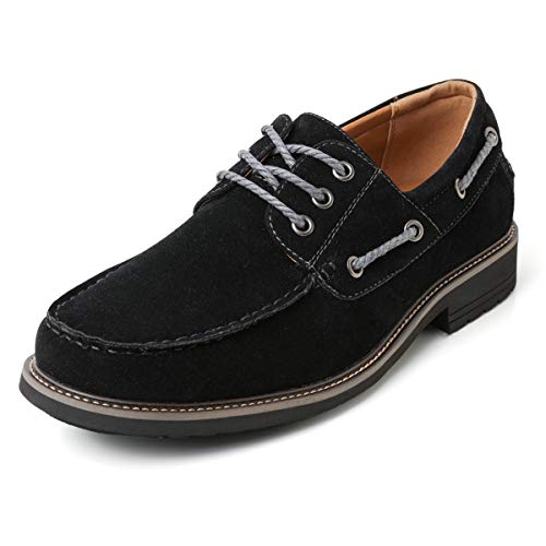 ZRIANG Mens Boat Shoes Castaway Suede Casual Slip on Loafers