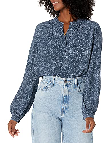 Goodthreads Women's Viscose Long Sleeve-Interest Shirt