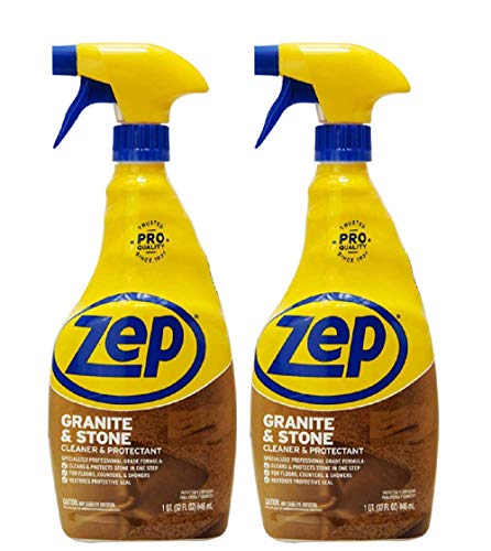 Zep Granite and Stone Countertop Cleaner and Protectant 32 oz. ZUCSPP32 (Pack of 2) - Formulated for pros to clean AND protect countertops