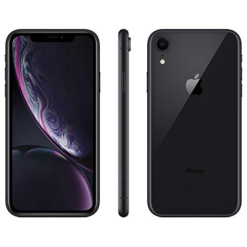 Apple iPhone XR, 128GB, Black - Fully Unlocked (Renewed)