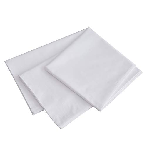 Oubonun Premium Body Pillow Cover (100 Percent Cotton, 800 Thread Count) - XL High Thread Count Body Pillowcase - Luxury 21 x 54 Body Pillow Case - White Long Body Pillow Cover - Long Pillow Case