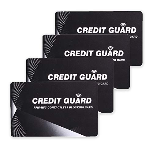 RFID Blocking Card | NFC Contactless Cards Protection | 1 Card Protects Your Entire Wallet | No More Need for Single Sleeves | for Men or Women, Credit Card Holder, Wallets or Passport