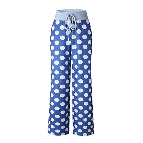 lantusi Women Casual Print Comfy Drawstring Lounge Pants Loose Sport Long Pants Track Pants