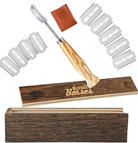 Bread Bakers Lame Slashing Tool - Dough Making Slasher Tools Baking Sourdough Bread Starter Jar Scoring Knife Razor Cutter Slashing Tool Accessories for Cutting Bread Bosses Supplies - Great As A Gift