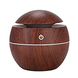 Filterhualv Mini Air Humidifier for Room Desk Oiffice Bedroom Cool Mist Ultrasonic USB Humidifiers (Black)