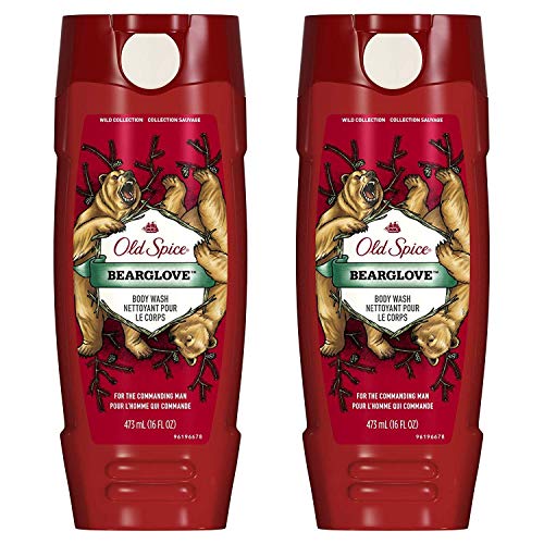 Old Spice Wild Collection Bodywash, Bearglove, 16 oz (2-Pack)