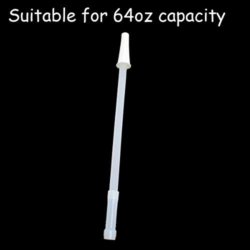 QuiFit Straw for 64 Ounce Large Handle Tritan Water Bottle BPA Free