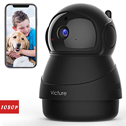 Victure 1080P FHD Pet Camera with WiFi IP Camera Indoor Wireless Security Camera Motion Detection Night Vision Home Surveillance Baby Elder Monitor with 2 Way Audio iOS/Android