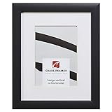 Craig Frames 1WB3BK 20 x 24 Inch Black Picture Frame Matted to Display a 16 x 20 Inch Photo