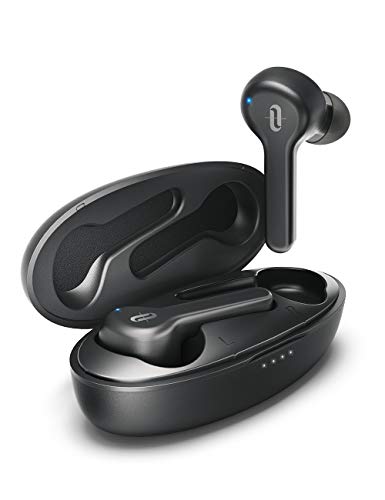 TaoTronics True Wireless Earbuds Bluetooth 5.0 TWS In-Ear Earphones with Charging Case and Built-in Microphones Easy-pair Sweatproof Mini Touch Control Earbuds 40 Hours Playtime TT-BH053