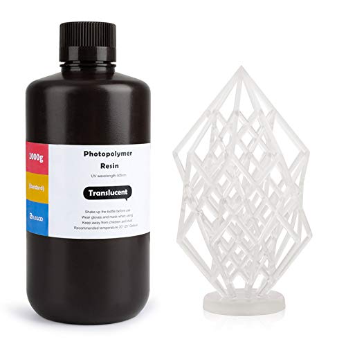ELEGOO ABS-Like 3D Printer Resin LCD UV-Curing Resin 405nm Standard Photopolymer Resin for LCD 3D Printing Clear 1000g