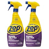 Zep Shower Tub and Tile Cleaner 32 oz ZUSTT32PF (Case of 2) - No Scrub Pro Formula Breaks up Tough Buildup on Contact