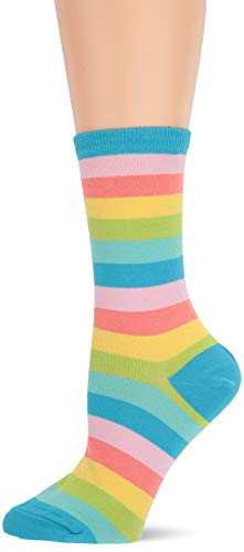 Hot Sox Women's Novelty Geometric Pattern Crew Socks Casual