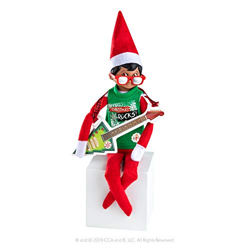 Book Cover The Elf on the Shelf Claus Couture Collection North Pole Rock & Roll set - A Scout Elf is not included | Elf on the Shelf Clothes | Elf on the Shelf Accessories