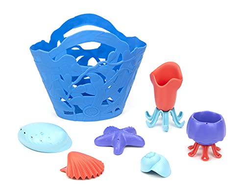 Book Cover Green Toys Tide Pool Bath Ocean Bound Set, Assorted