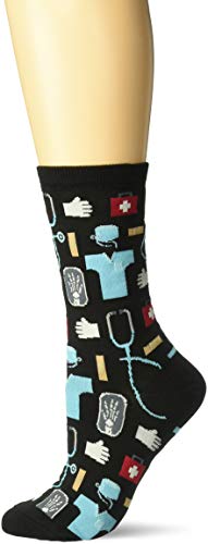 Hot Sox Women's Novelty Occupation Casual Crew Socks