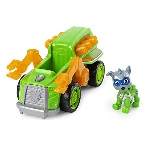 Paw Patrol, Mighty Pups Super Paws Rockyâ€™s Deluxe Vehicle with Lights and Sounds