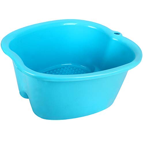 Foot Bath Tub, ESARORA Upgrade Thick Sturdy Plastic Spa Basin for Pedicure and Massage â€“ Perfect to Soak Your Feet, Toe Nails, and Ankles